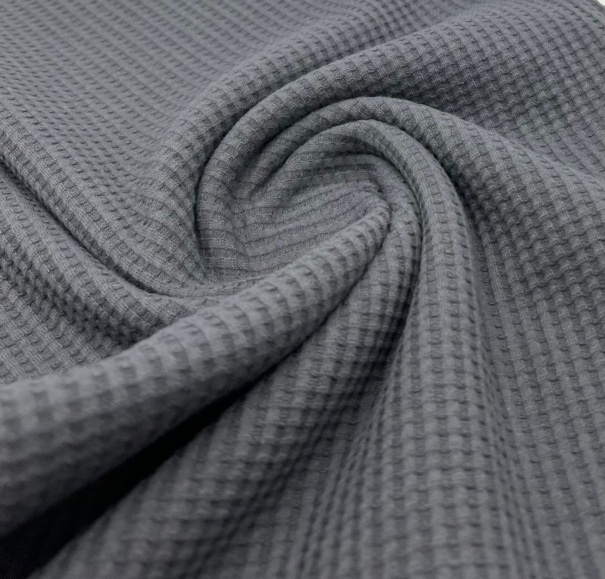 Soft Waffle Cotton Jersey Fabric 210 GSM 4 Way Stretch - T9 Fabrics